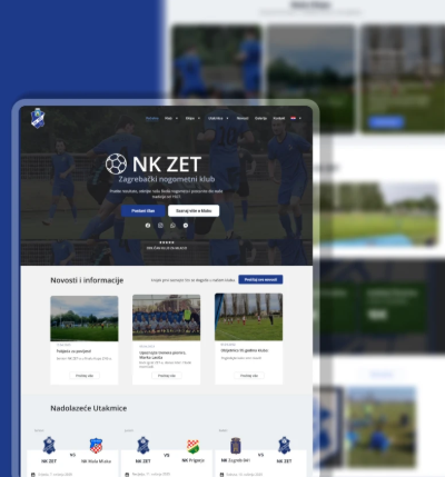NK ZET web redesign